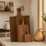 Cargar imagen en el visor de la Galería, Wood cutting boards displayed in a kitchen