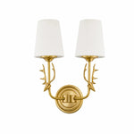 Cargar imagen en el visor de la Galería, Style B two-light antler wall sconce