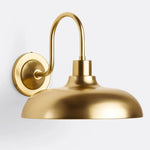 Afbeelding laden in galerijweergave, Velara Industrieel Metalen Rustieke Koepel Wandlamp - Klassieke Gebogen Buitenwandlamp voor Portiek en Patio U08