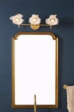Afbeelding laden in galerijweergave, Revalis glazen bloem kaptafel wandlamp – moderne bloemige wandlamp
