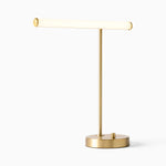 Load image into Gallery viewer, Voro Modern LED USB Table Lamp - Sleek Metal Desk &amp; Bedside Lighting
