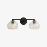 Bild in die Galerieansicht laden, Auruca Globe Wall Light Bellflower Inspired Shape - Minimalist Metal Glass Sconce for Living Room