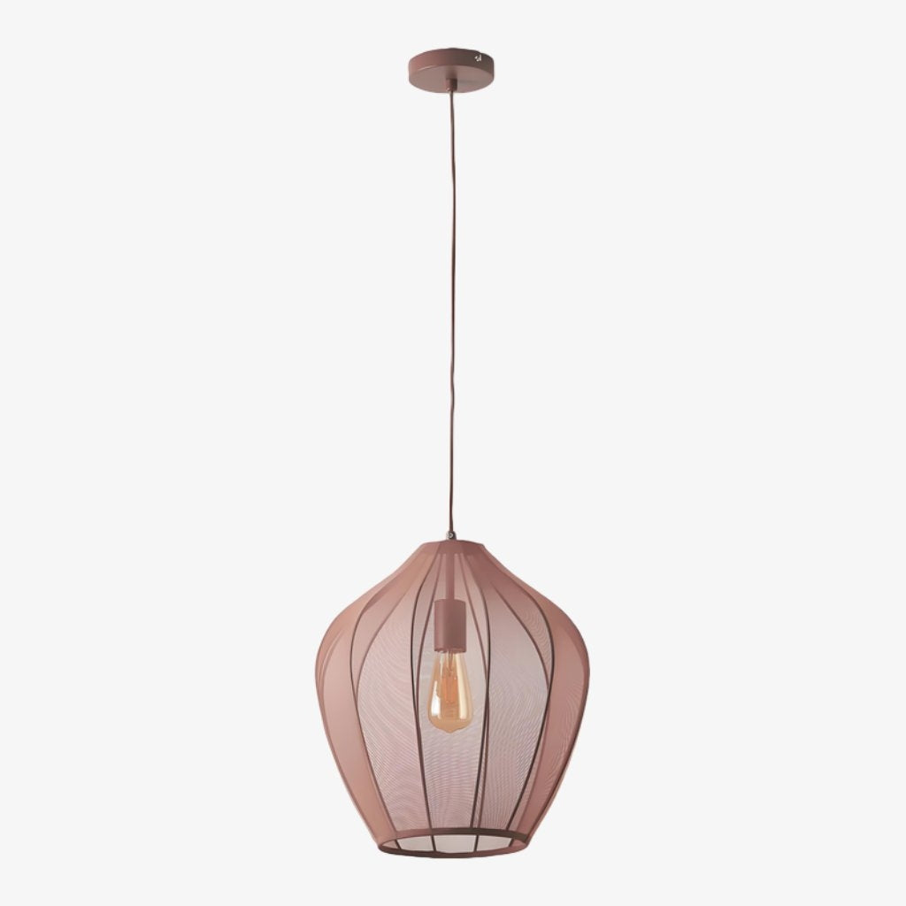 Lumifil Moderne Mesh-Pendelleuchte – Hängende Stoffleuchten, geeignet für Esszimmer oder Kücheninseln
