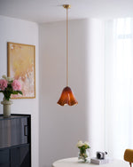Load image into Gallery viewer, Bellina Artistic Glass Pendant Light - Modern Bloom Inspired Hanging Ceiling Lamp
