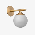 Load image into Gallery viewer, Glorica Glass Wall Sconce - Frosted Globe Light
