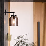 Load image into Gallery viewer, Hanton Minimalist Outdoor Wall Light - Matte Metal Industrial Sconce
