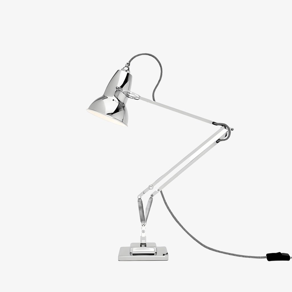 Classic Multicolor Desk Lamp - Adjustable Spring-Arm for Study Room