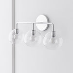 Load image into Gallery viewer, Selvion Artistic Globe Sconce Light - Handcrafted Glass Sculptural Wall Fixture
