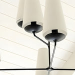 Afbeelding laden in galerijweergave, VertiFount Architecturale Verticale Kroonluchter met Meerdere Lichtstructuren voor Open Interieurs