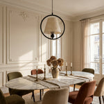 Cargar imagen en el visor de la Galería, Shellure Sculptural Design Ring Hanging Lamp - Modern Pendant Light for Cozy Interiors