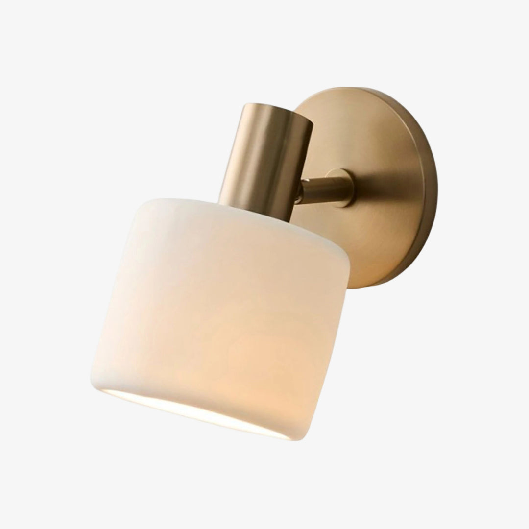 Cerova Moderne Elfenbein-Porzellan-Wandleuchte – Sanfte organische Wandlampe