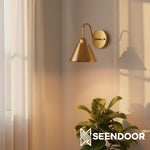 Afbeelding laden in galerijweergave, Penia Moderne Klassieke Industriële Afgeschuinde Wandlamp