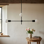 Load image into Gallery viewer, Mobilux Orb Cluster Contemporary Chandelier for Dining &amp; Living Spaces
