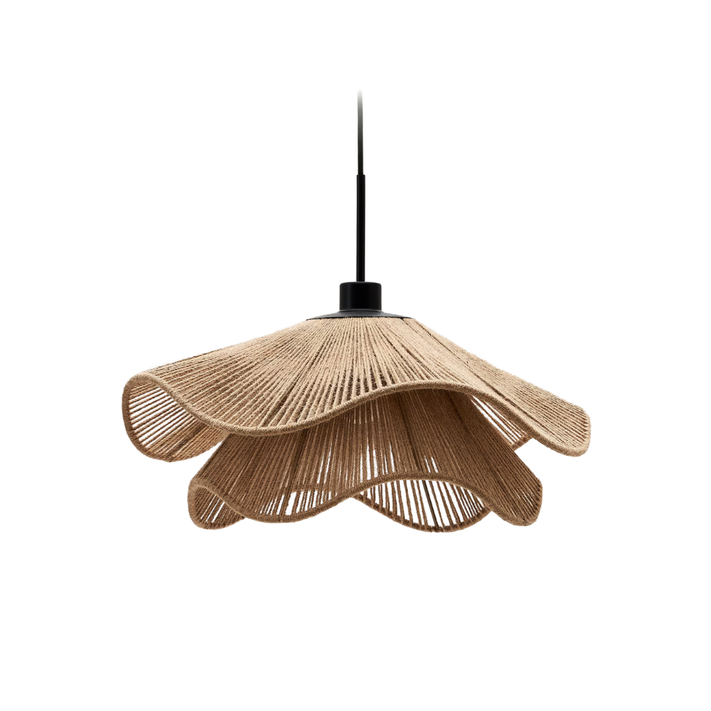 Boho naturalna lampa wisząca z juty Cape Points