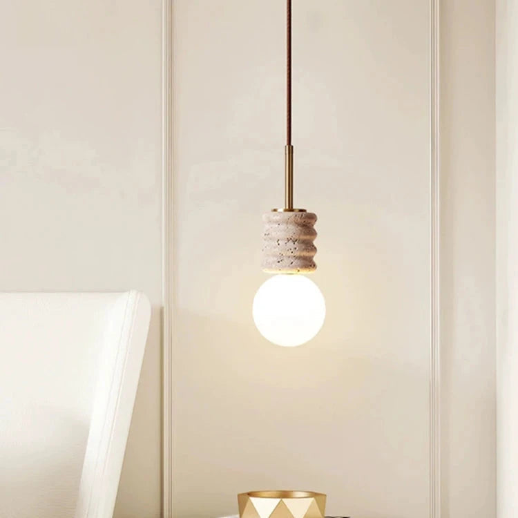 LED Kronleuchter Moderne Stein Nachttisch Pendelleuchte