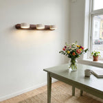 Bild in die Galerieansicht laden, Travellia Moderne Lineare Mehrkopf-Wandleuchte – Naturstein Minimalistische Beleuchtung für Schlafzimmer und Flur