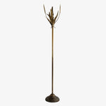 Afbeelding laden in galerijweergave, Vintage Brass Wheat Floor Candle Holder
