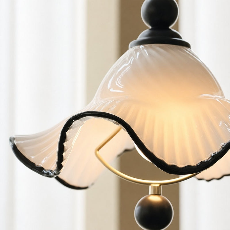Cazelle French Vintage Wave Pendant Light – Soft Ambient Pendant Lamp for Interiors