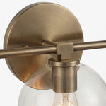 Bild in die Galerieansicht laden, Auruca Globe Wall Light Bellflower Inspired Shape - Minimalist Metal Glass Sconce for Living Room