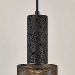 Bild in die Galerieansicht laden, Textured Black Mesh Pendant Light 5