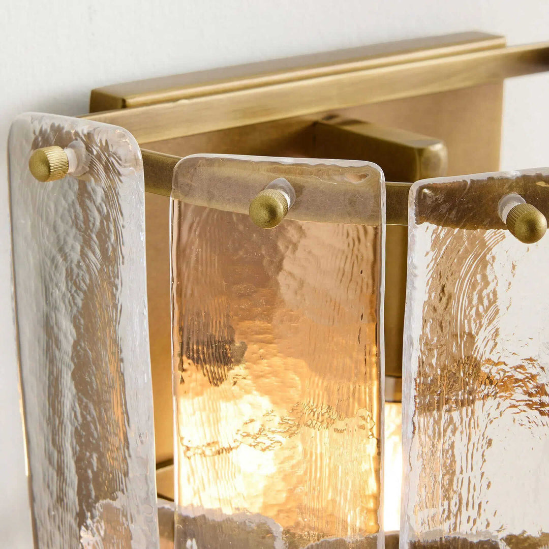 Aplique de Pared de Vidrio Estiloso Lumvey - Lámpara de Pared de Diseño Moderno para Ambiente en Pasillos