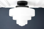 Load image into Gallery viewer, Geotower Tiered Globe Contemporary Ceiling Lamp for Bedroom &amp; Foyer
