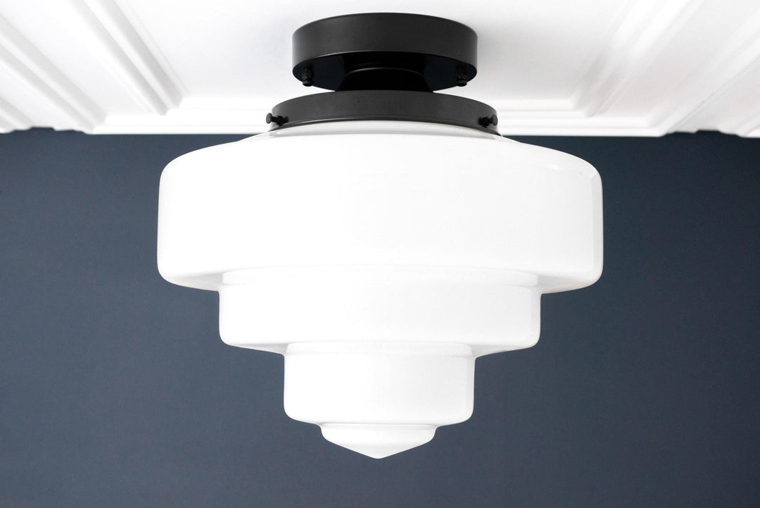 Geotower Tiered Globe Contemporary Ceiling Lamp for Bedroom & Foyer