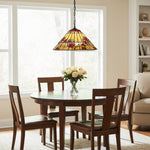 Charger l’image dans la visionneuse de la galerie, Suspension papillon TF – Lampe suspendue en vitrail pour salle à manger, couloir et salon