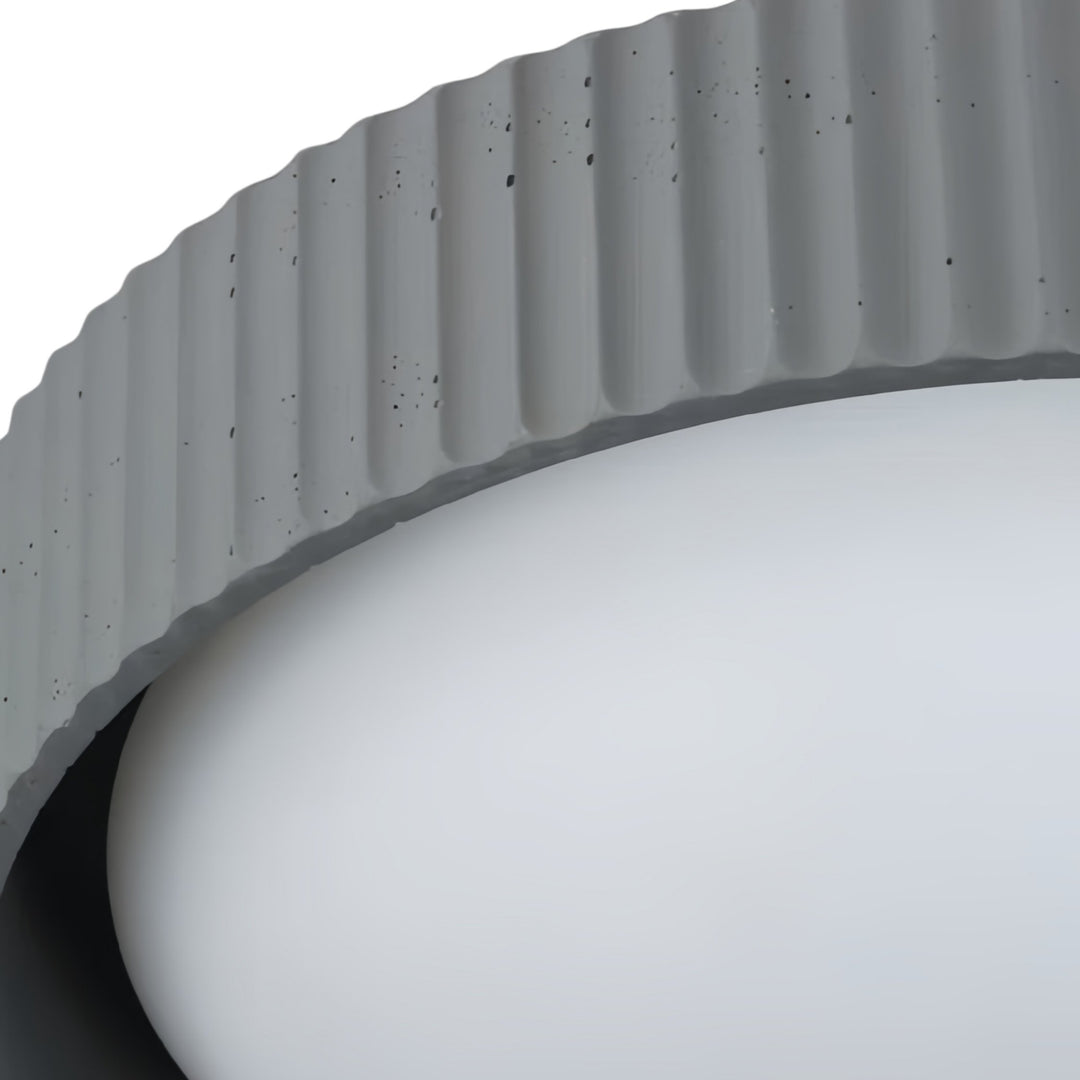 Acrion Moderne Runde Acryl LED-Deckenleuchte - Minimalistische Aufbaulampe für Wohnraum