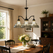 Vintage Stained Glass Pendant Light 4