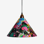 Bild in die Galerieansicht laden, Liberty-Style Floral Fabric Pendant Light