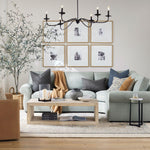 Load image into Gallery viewer, Rowan Timeless Iron Candle Design Chandelier - Industrial Interior Lighting For Bedroom
