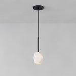 Load image into Gallery viewer, Talvior Faceted Pendant Light – Adjustable Glass Light Fixture
