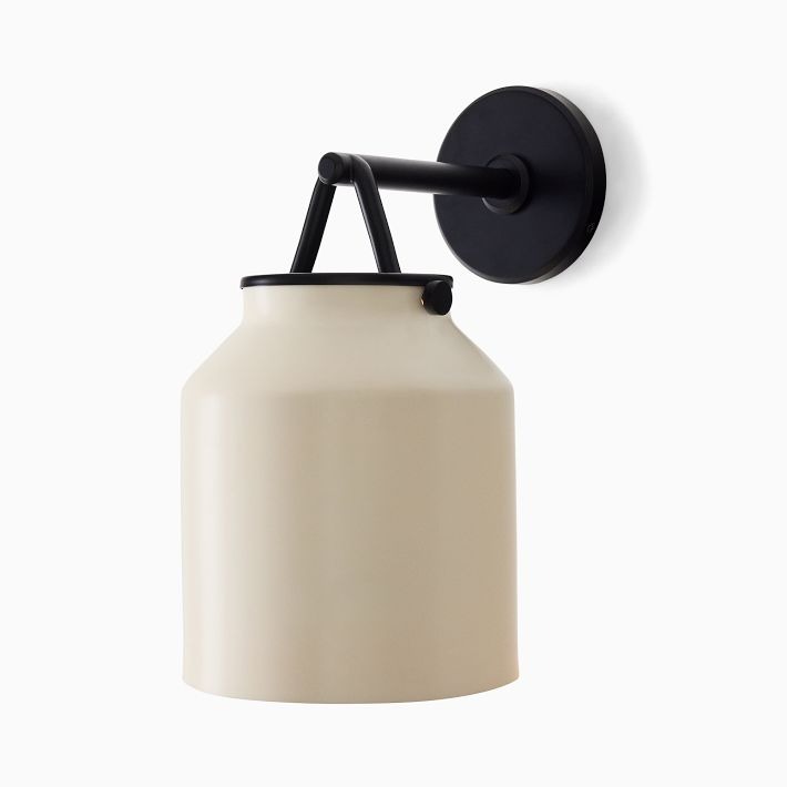 Hanton Minimalist Outdoor Wall Light - Matte Metal Industrial Sconce