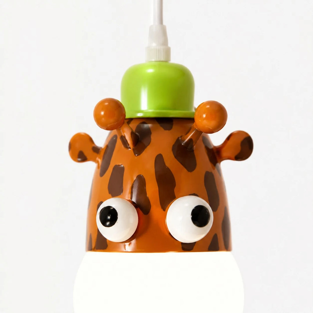 Giraffe pendant light detail