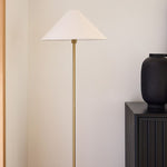 Load image into Gallery viewer, Diora Table &amp; Floor Lamps - Linen Shade Modern Linear Style Sophisticated Accent
