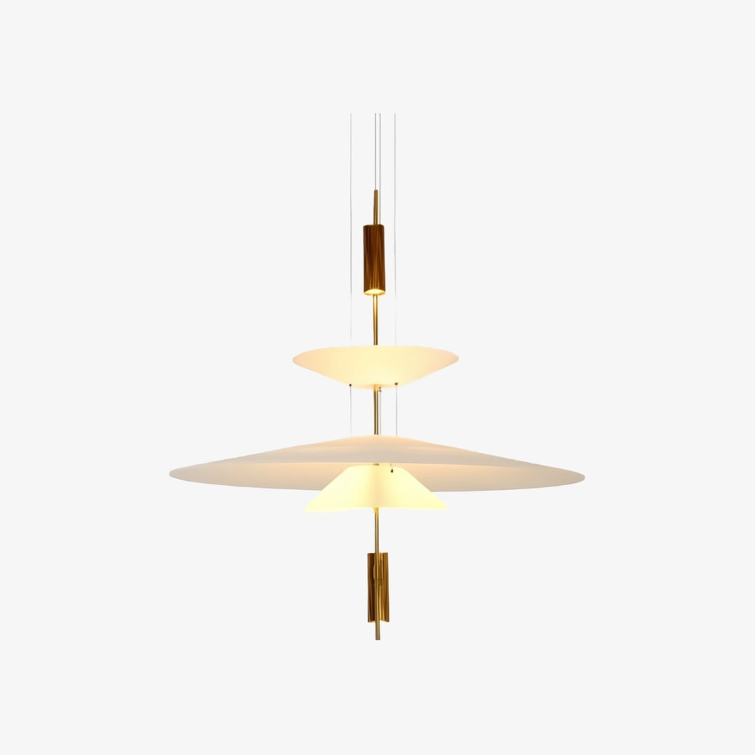 Plumeo Flamingo Meerdere Lagen Hanglamp - Minimalistisch Lichtarmatuur voor Moderne Woonkamers N54