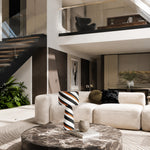 Cargar imagen en el visor de la Galería, Striped Fabric Pendant Lamp