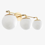 Load image into Gallery viewer, Glorica Glass Wall Sconce - Modern Vintage Vanity Light Fixture
