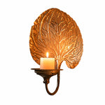 Afbeelding laden in galerijweergave, Vintage Leaf Wall Candle Sconce