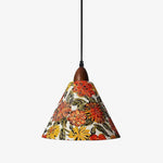 Bild in die Galerieansicht laden, Liberty-Style Floral Fabric Pendant Light