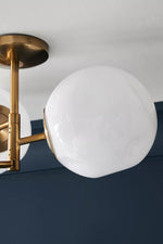 Afbeelding laden in galerijweergave, Pawrior Ball Inbouwlamp - Moderne glazen plafondlamp
