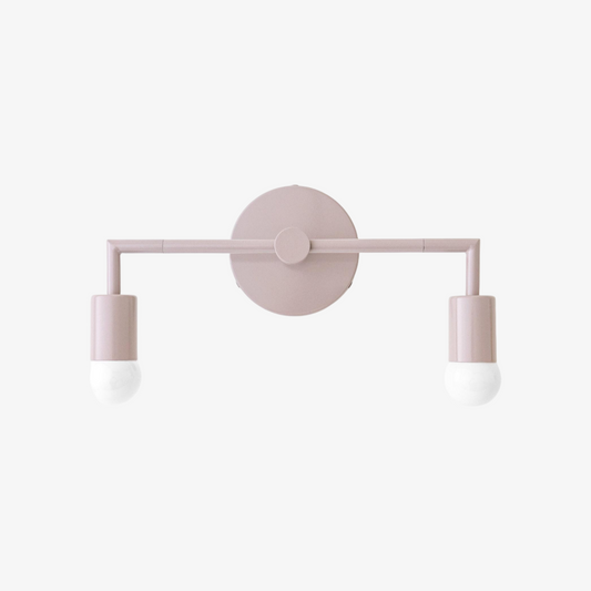 Lámpara de tocador colorida Mobilux Line - Aplique de baño moderno con recubrimiento en polvo
