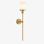 Charger l'image dans la visionneuse de la galerie, Natural brass wall sconce SKU