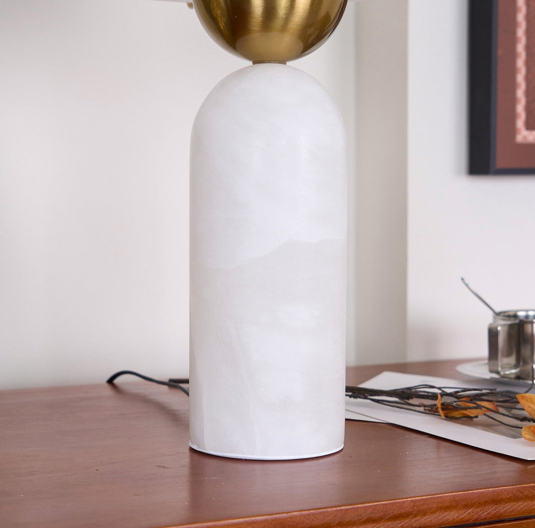 Peono Alabaster Tischlampe