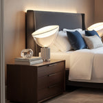 Afbeelding laden in galerijweergave, Bowlum Moderne Glazen Tafellamp - Iconische Komvormige Sfeerverlichting voor Woonkamer N46