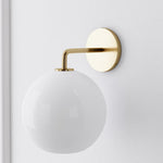 Load image into Gallery viewer, Selvion Artistic Globe Sconce Light - Handcrafted Glass Sculptural Wall Fixture
