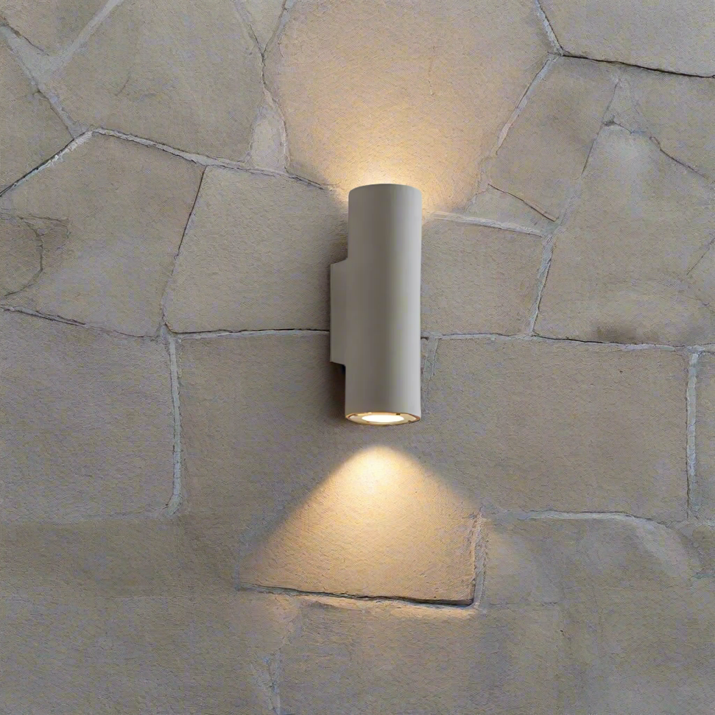 Lampada da parete minimalista in cemento per interni ed esterni Midnight Glow