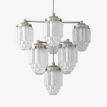Load image into Gallery viewer, Tierlux Glass Multi-Tiered Glass Modern Pendant for Living &amp; Dining
