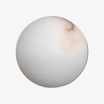Load image into Gallery viewer, OrbisMuse Elegant Natural Stone Globe Wall Sconce - Minimalist Light for Hallways